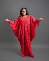 Fuji Red Kaftan Boubou