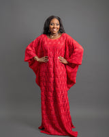 Fuji Red Kaftan Boubou