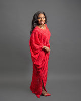 Fuji Red Kaftan Boubou