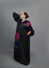 The Picasso duster long jacket Boubou Dress (Black)