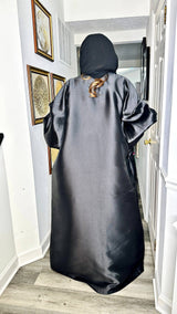 The Picasso duster long jacket Boubou Dress (Black)