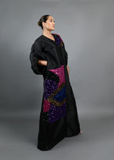 The Picasso duster long jacket Boubou Dress (Black)