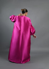 The Picasso duster Long Jacket boubou Dress (Hot Pink)