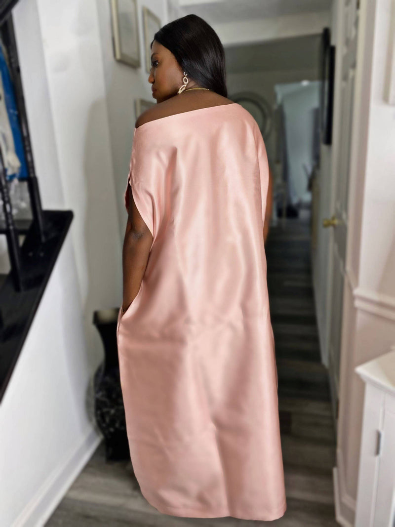 Peach Goddess Boubou Dress